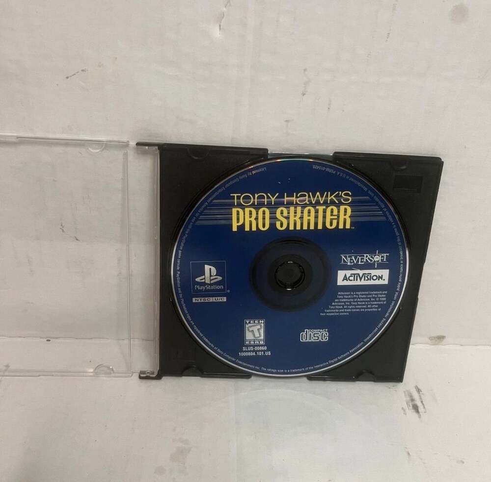 Tony Hawk'S Pro Skater Sony PlayStation 1 PS1 Game Disc Only